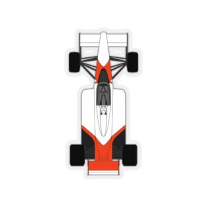 Minimal Mclaren MP4/4 Sticker Ayrton Senna by Javalinsta Artwork