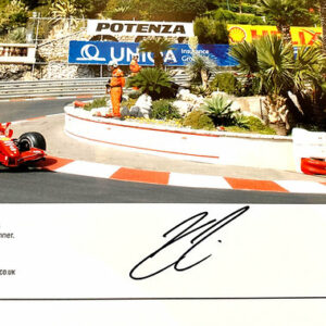 'Casino' limited edition lithograph, signed Kimi Räikkönen Sports Car Racing Art by The Signature Store
