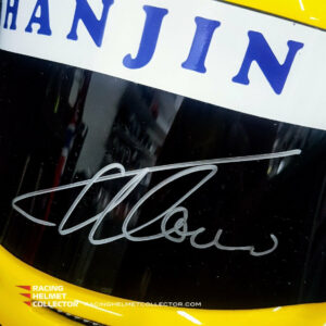 Fernando Alonso Signed Helmet 2006 Autographed Display F1 Renault Helmet Full Scale 1:1 AS-00948 F1 Helmets by Racing Helmet Collector