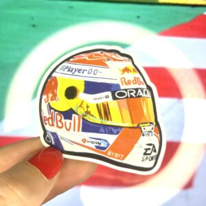 Max Helmet Sticker F1 vinyl Decal formula one helmet stickers from the Max Verstappen store collection.